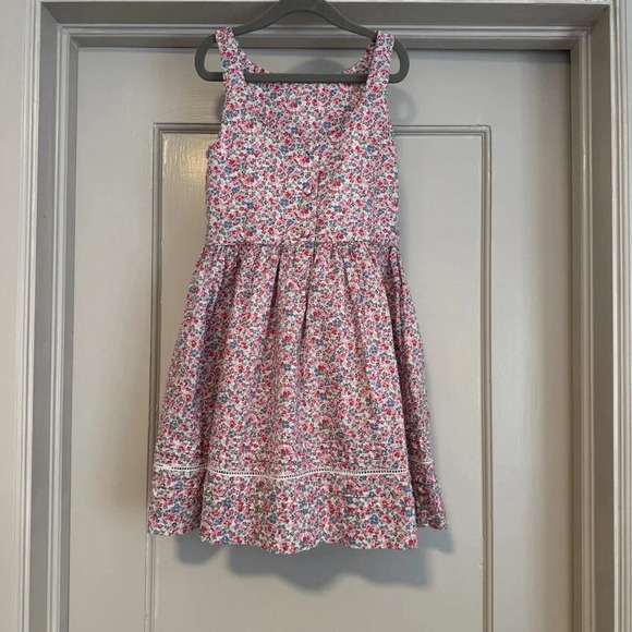 Girl’s Polo Ralph Lauren floral cotton seersucker dress 6x - Picture 5 of 7